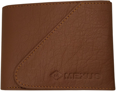 MEXUS Men Casual Tan Artificial Leather Wallet(5 Card Slots)
