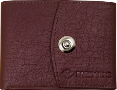 MEXUS Men Casual Brown Artificial Leather Wallet(6 Card Slots)