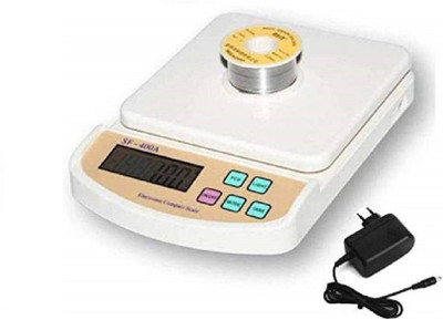BHATNAGAR Sf-400a INOX Quality kitchen scale up to capacity 10kg with 1gm acccuracy.... WHITE Weighing Scale(White)