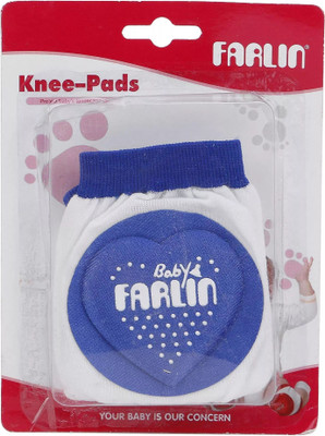 FARLIN KNEE-PADS Blue Baby Knee Pads(Doted Heart)