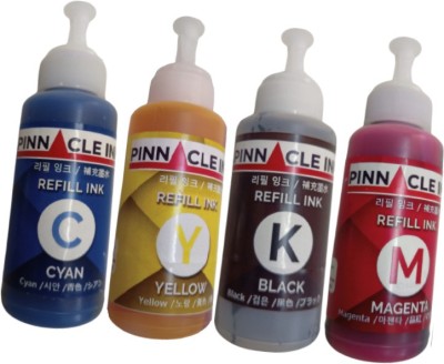 PINNACLE Refill Compatible Ink For Refill Ink For Use In DeskJet 2131 Black + Tri Color Combo Pack Ink Bottle