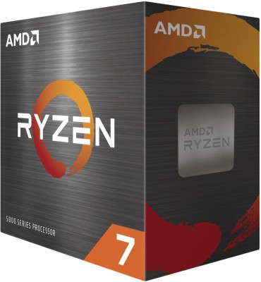 Amd Ryzen 7 5800X 3.8 GHz Upto 4.7 GHz AM4 Socket 8 Cores 16 Threads Desktop Processor(Silver)