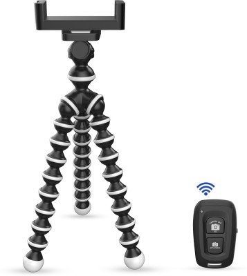 DIGITEK Gorilla Tripod/Mini Tripod for Mobile Phone with Phone Mount & Remote | Flexible Gorilla Stand for DSLR & Action...