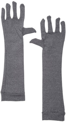 H-Store Cotton Arm Sleeve For Men & Women(Free, Grey)