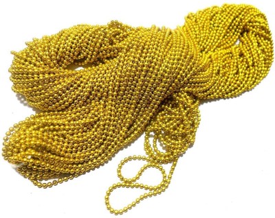 Vardhman 25 mts Ball- Stone Chain Jewelery making Color Gold ,Size 1.5 mm ,Decorating & Craft Work