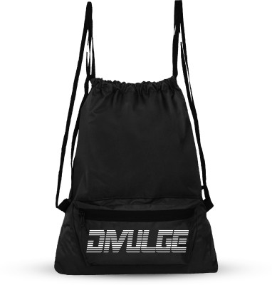 divulge Thunder Drawstring bag Daypack, Sports bag, Gym bags yoga bag With Zip pocket 18 L Backpack 18 L Backpack(Black)