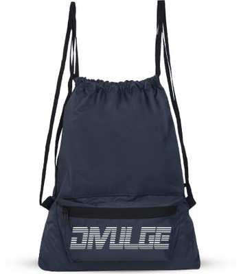 divulge Drawstring Bags Sport Bags Gym Bags Rucksack for Men and Women Laptop Bag(Navy Blue)