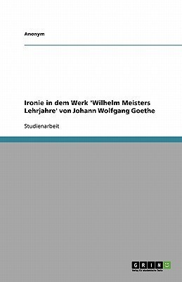 Ironie in dem Werk 'Wilhelm Meisters Lehrjahre' von Johann Wolfgang Goethe(German, Paperback, Anonym)