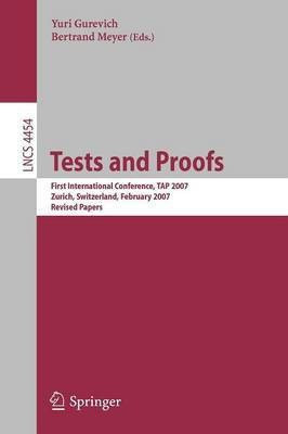 Tests and Proofs(English, Paperback, unknown)