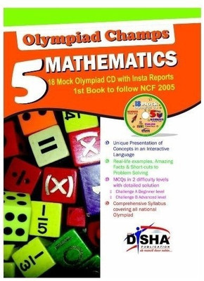 Olympiad Champs Mathematics Class 5 with 18 Mock Olympiad Tests CD  - 18 Mock Olympiad CD with Insta Reports(English, Book, unknown)