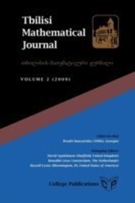 Tbilisi Mathematical Journal Volume 2 (2009)(English, Paperback, unknown)