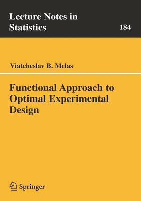 Functional Approach to Optimal Experimental Design(English, Paperback, Melas Viatcheslav B.)