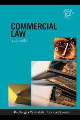 Commercial Law(English, Electronic book text, Netlibrary Inc)