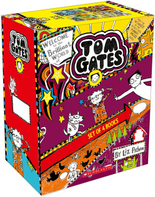 Tom Gates Box Set of 4 Books (Special Edition)(English, Book, Pichon Liz)