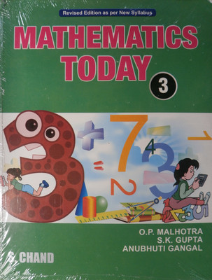 Mathematics Today-Class - 3(English, Paperback, Gangal Anubhuti)