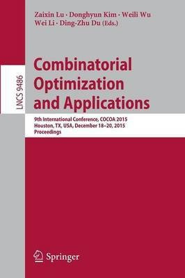 Combinatorial Optimization and Applications(English, Paperback, unknown)