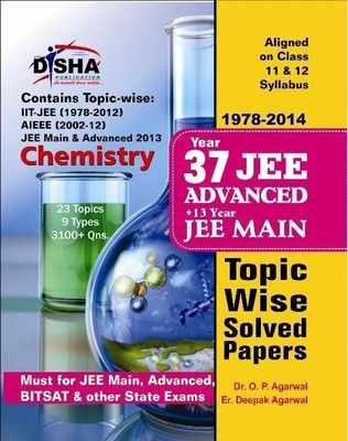 37 Years Iit-Jee Advanced + 13 Yrs Jee Main Topic-Wise Solved Paper Chemistry(English, Book, Agarwal O. P.)