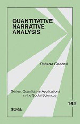 Quantitative Narrative Analysis(English, Paperback, Franzosi Roberto)