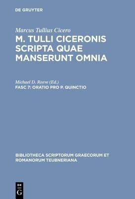 Scripta Quae Manserunt Omnia, Pb(English, Book, Cicero, Reeve)