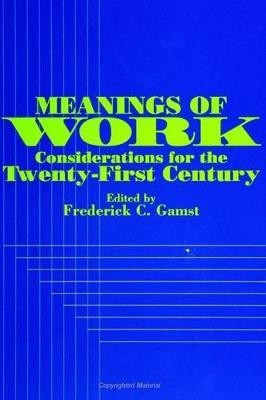 Meanings of Work(English, Hardcover, unknown)