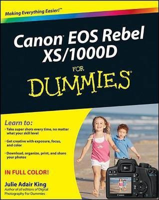 Canon EOS Rebel XS / 1000D For Dummies(English, Electronic book text, King Julie Adair)
