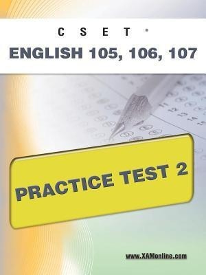 Cset English 105, 106 Practice Test 2(English, Paperback, Wynne Sharon A)