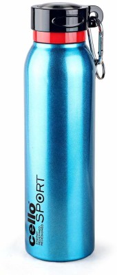 cello Beatle Stainless Steel Insulated Flask, 550 ml, Blue 550 ml Flask(Pack of 1, Blue, Steel)