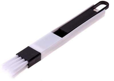 RIBBRO 2 in 1 Multi-Function PP Plastic Window Slot Screen Keyboard Drawer Wardrobe Corner Gap Dust Removal Cleaning Brush with Dustpan (1 PIECE) Nylon Wet and Dry Brush(Black, White) RIBBRO 2 in 1 Multi-Function PP Plastic Window Slot Screen Keyboard Drawer Wardrobe Corner Gap Dust Removal Cleaning Brush with Dustpan (1 PIECE) Nylon Wet and Dry Brush(Black, White)