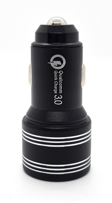 AutoPowerz 15 W Qualcomm 3.0 Turbo Car Charger(Black)