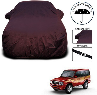 ANTHUB Car Cover For Tata Sumo Victa (With Mirror Pockets)(Maroon)
