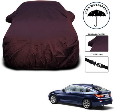 SEBONGO Car Cover For BMW 5 Series GT (With Mirror Pockets)(Maroon)