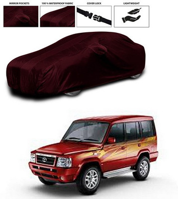 ANTHUB Car Cover For Tata Sumo Victa (With Mirror Pockets)(Maroon)