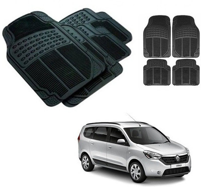 After cars Rubber 3D Mat For  Renault Lodgy(Black)