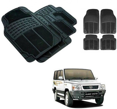 After cars Rubber 3D Mat For  Tata Sumo Victa(Black)