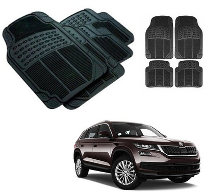 After cars Rubber 3D Mat For  Skoda Kodiaq(Black)