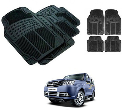 After cars Rubber 3D Mat For  Tata Sumo Grande(Black)
