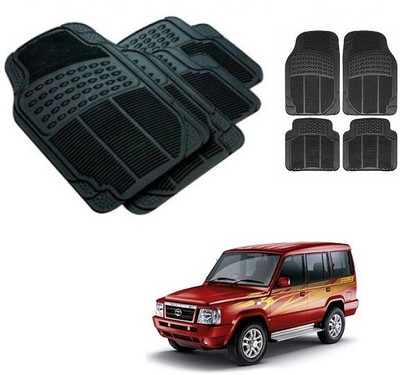 After cars Rubber 3D Mat For  Tata Sumo Gold(Black)