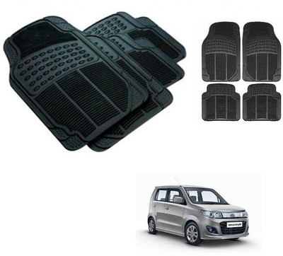 After cars Rubber 3D Mat For  Maruti Suzuki WagonR(Black)