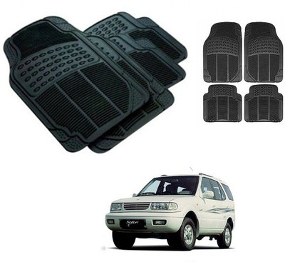 After cars Rubber 3D Mat For  Tata Safari Dicor(Black)
