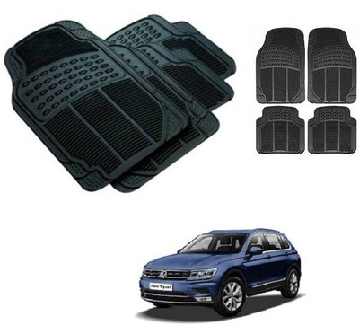 After cars Rubber 3D Mat For  Volkswagen Tiguan(Black)