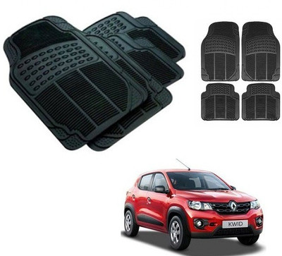 After cars Rubber 3D Mat For  Renault Kwid(Black)