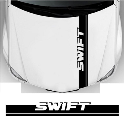 WRAPPING MANIA Sticker & Decal for Car(Black)
