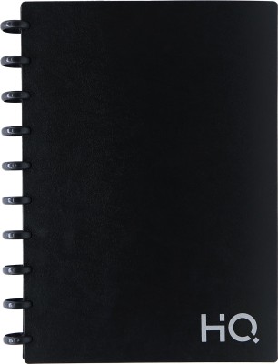 NAVNEET HQ Ezee Disc Book A5 Notebook Single Line 120 Pages(Black)