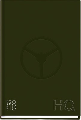 NAVNEET HQ Case Bound Notebook Wiro Book (A5 Size) Drive A5 Notebook Single Ruled 192 Pages(Green)