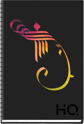 NAVNEET HQ My Notes (A5 Size) - Ganesha Series A5 Notebook Single Ruled 192 Pages(Black)