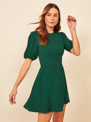 ADDYVERO Women A-line Green Dress