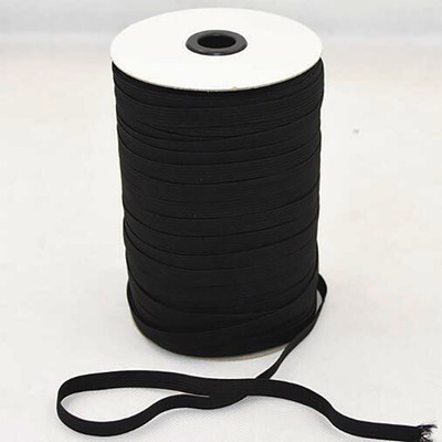 Lucknow Crafts Knitted Black Elastic(8 m)