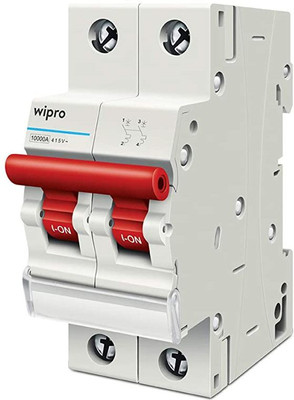 Wipro Double Pole 40A Isolator with Trip Free Mechanism ISO MCB(2)