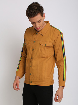 VOXATI Full Sleeve Solid Men Denim Jacket