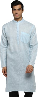 Royal Kurta Men Solid Straight Kurta(Light Blue)